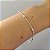 Pulseira em Prata Bolinhas Redondas e Ovais - Imagem 1