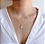 Colar em Prata Gota Luxo Cravejada - Imagem 2