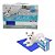 Tapete Gelado Chalesco M 50 cmx64cm - Azul - Imagem 1