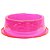 Comedouro Antiformiga Acrilico 300 ml Glitter Gato Cachorro - Rosa - Imagem 1