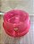 Comedouro Antiformiga Grande 1900 ml Rosa com Gliter - Imagem 1