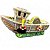 Enfeite Barco Reboque Decorado Trema Único - Imagem 1