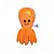 Brinquedo Pelúcia Polvo HomePet Laranja Único - Imagem 1