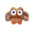 Brinquedo Pelúcia Coruja Marrom HomePet Único - Imagem 1