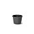 Vaso Plástico Preto Nutriplan Nº 2 - Imagem 1