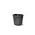 Vaso Plástico Preto Nutriplan Nº 4 - Imagem 1