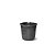 Vaso Plástico Preto Nutriplan Nº 3,5 - Imagem 1