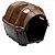 Casa Plast Pet Stone House Para Cães Marrom N° 02 - Imagem 1