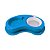 Comedouro Plástico Anti-Formiga Luxo Duplo Furacão Pet Azul 1,550L - Imagem 1