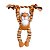 Brinquedo de Pelúcia Tigre Chalesco Único - Imagem 1