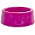 Comedouro Plastico Patinhas Pequeno Rosa 110 ml - Imagem 1