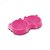 Comedouro Duplo para Gatos Face Cat Pet Injet Rosa - Imagem 1