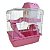 Gaiola para Hamster Funny Home The Pets Brasil Rosa - Imagem 1