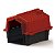 Casinha Para Cães Evolution Pet Injet Vermelho N. 03 - Imagem 1