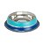 Comedouro Inox Duas Cores Dual Azul P - Imagem 1