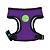 Peitoral Para Cachorro Meuauau Color Block Purple P - Imagem 1