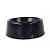 Comedouro Plastico Patinhas Grande Preto 2750 ml - Imagem 1