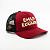 Boné Trucker Vermelho “Emílio & Eduardo” – Tela Preta - Imagem 1