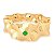 BRACELETE GOLD C/PEDRA - Imagem 1