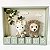 Porta maternidade masculino Safari com 2 amigurumi - Imagem 13