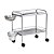 Carro Curativo Inox com Balde e Bacia - Imagem 2