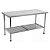 Mesa Inox Industrial com Prateleira Gradeada - Imagem 1