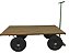 Carrinho Plataforma Assoalho 150x80cm 400 Kg e Roda Pneumática - Imagem 3