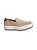 Tênis Slip On Em Couro  Bege Claro - Imagem 2