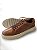 Tenis Masculino Em Couro Whisky - Imagem 3