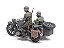Veículo Militar GERMAN KS600 MOTORCYCLE & SIDECAR WWII - Tamiya #35384 1:35 - Imagem 2