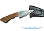 FACA MINI AÇO INOX 420 - 3" - CABO MADEIRA DE LEI - Imagem 1