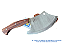 CUTELO NÓRDICO INOX 420 - 6" - CABO MADEIRA DE LEI - Imagem 1