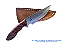 FACA CAÇADOR AÇO INOX 420 - 5" - CABO MADEIRA DE LEI - Imagem 1