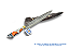 FACA CHURRASCO ESPIGA OCULTA - AÇO CARBONO 1070 - 7" - CABO HÍBRIDO - Imagem 1
