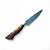 FACA AUXILIAR ESPIGA OCULTA - AÇO INOX 420 - 5" - CABO MADEIRA DE LEI - Imagem 1