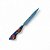 FACA CHURRASCO ESPIGA OCULTA - AÇO INOX 420 - 7" - CABO HÍBRIDO - Imagem 1