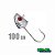 Anzol Jig Head - cabeça 100gr - Shadão - KRUEL - Imagem 1