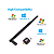 Antena USB Adaptador de Rede Sem Fio WiFi 2.4G  1200 Mbps - Imagem 1