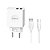 Kit Carregador Rápido Gold 3.1A com 2 USB + Cabo de Carregamento Turbo Tipo C ( CA25-3 ) - Imagem 1