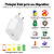 Carregador para iphone Tipo C 20W + Cabo Tipo C X IOS Lightning - Imagem 2