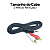 Cabo de Áudio P2 Plug Agulha Estéreo para 2 RCA Macho Plug Gold, Para Caixa de Som Amplificada, Som Automotivo e mais - P2 X 2 RCA - Imagem 7