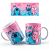 Caneca Personalizada - lilo stitch  sem você com você 325ml + Caixinha - Imagem 1