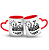 Caneca Alça de Coração Personalizada - Com sua arte 325ml + Caixinha - Imagem 3