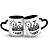 Caneca Alça de Coração Personalizada - Com sua arte 325ml + Caixinha - Imagem 2