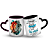 Caneca Alça de Coração Personalizada - Desenho do Leão e Frase 325ml + Caixinha - Imagem 4