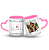 Caneca Alça de Coração Personalizada - Com Foto e Data 325ml + Caixinha - Imagem 4