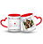 Caneca Alça de Coração Personalizada - Com Foto e Data 325ml + Caixinha - Imagem 2