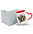 Caneca Alça de Coração Personalizada - Com Foto e Data 325ml + Caixinha - Imagem 5