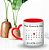 Caneca Alça de Coração Personalizada - Com Foto e Data 325ml + Caixinha - Imagem 6