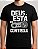 Camiseta Masculina 100% Algodão Deus Esta no Controle - Imagem 2